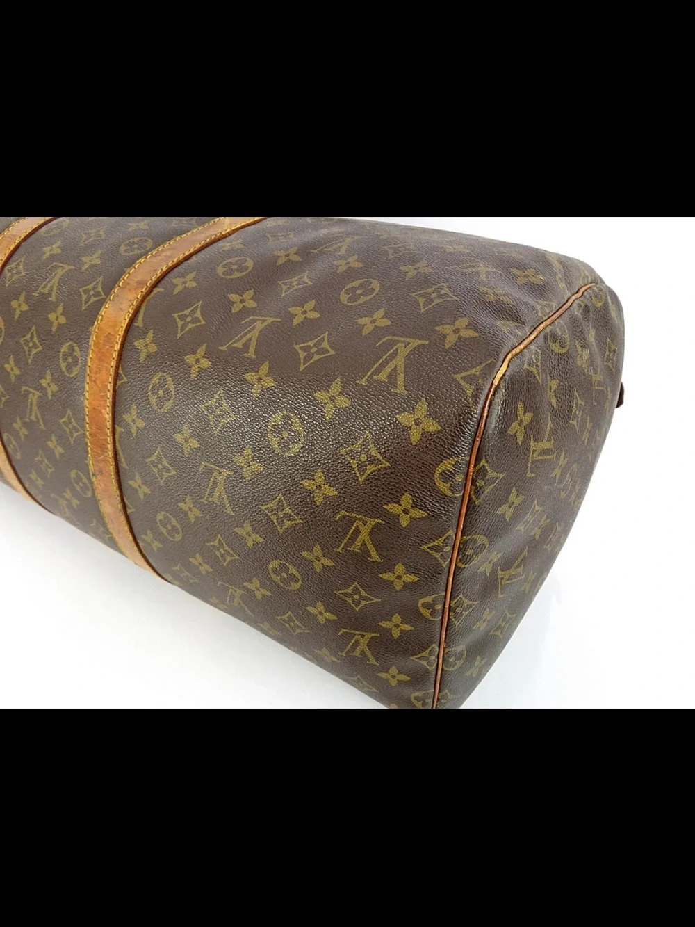 Louis Vuitton Monogram Canvas Duffel with Vachetta Trim
